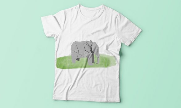 Origami T-shirt Design